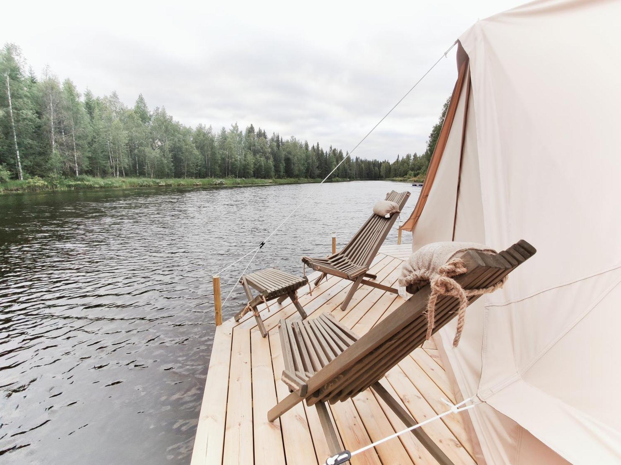 Langforsen Glamping & Lapland Experience Hotel Lapptrask Ngoại thất bức ảnh